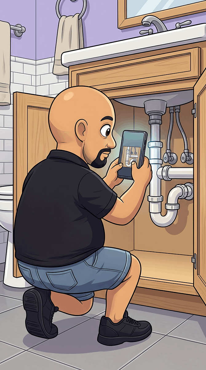 4-point inspection plumbing home inspector